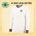 Camisa retrô Fc St Pauli Branca ML- ALE