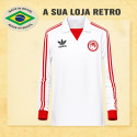 Camisa retrô Olympiakos Branca ML - GRE