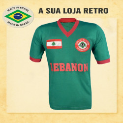 Camisa retrô Libano verde