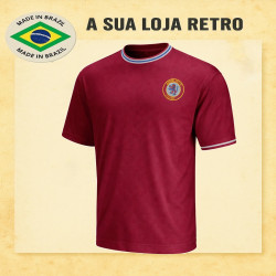 Camisa retrô Aston Villa Gola Polo- 1981