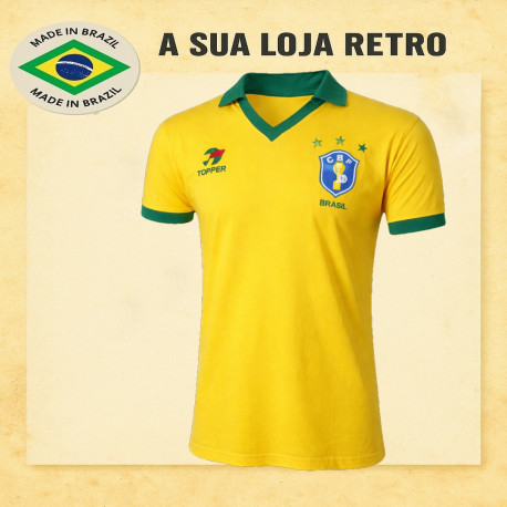 Camisa retrô Seleção brasileira - 1978