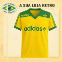 Camisa retrô Treino verde amarela