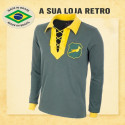 Camisa retrô de Rugby Africa do Sul ML 1947