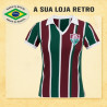 Camisa retrô Baby look tradicional Fluminense