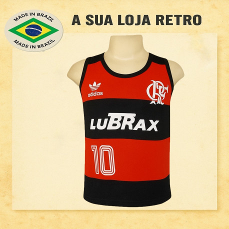 Camisa retrô Flamengo Lubrax Tradicional