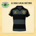 Camisa retrô Flamengo Cinza Gold