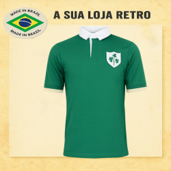 Camisa retrô Irlanda polo rugby 