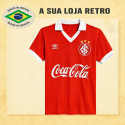 Camisa retrô Inter DRYFIT Umbro Vermelha 1989