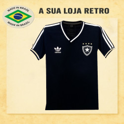 Camisa retrô Botafogo preta logo 1991
