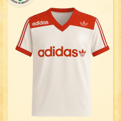 Camisa retrô Treino Vermelha