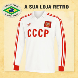 Camisa retrô CCCP branca - ML 1984