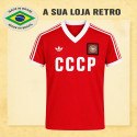 Camisa retrô CCCP Vermelha 1986