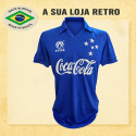 - Camisa retrô Cruzeiro Finta Azul 1990.