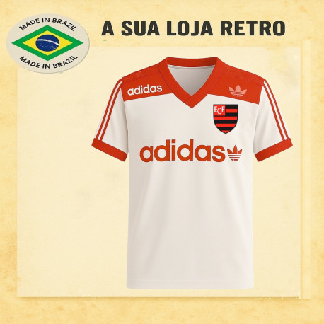 Camisa retrô Internacional logo treino branca