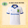 Camisa retrô Santo André branca 1980