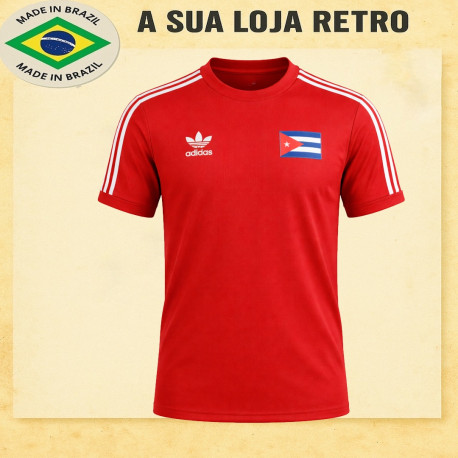 Camisa retrô Cuba 1984 Dry Fit 