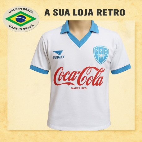Camisa retro Paysandu Sport Club branca Dry Fit