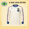 Camisa retrô França Branca ML. Dry Fit - 1978