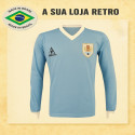 Camisa retrô do Uruguai Dry Fit le Coq 1986 - ML