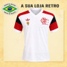 Camisa retrô flamengo branca comemorativa 1981