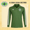 Camisa retrô Flamengo Goleiro Lubrax Verde ML
