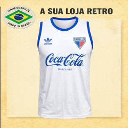 Regata retrô do Fortaleza Esporte Clube branca.