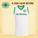 Regata retrô Palmeiras Branca