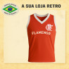 Regata retrô Flamengo RJ Top Vermelha