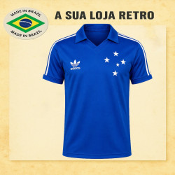 Camisa retrô Cruzeiro Gola Polo 1987