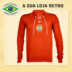  Camisa retrô Hungria ML cordinha
