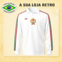 Camisa retrô Seleção da Hungria B-ranca ML -1978