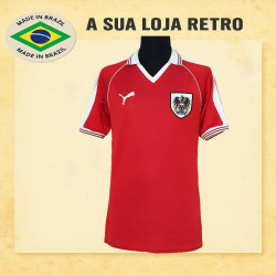 Camisa retrô Austria vermelha - 1982