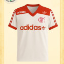 Camisa retrô Flamengo Treino Branca