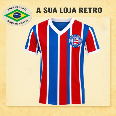 Baby Look retrô Bahia Tricolor