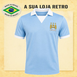 Camisa retrô Manchester City ML 1963