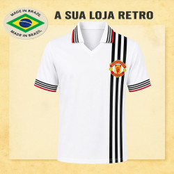Camisa retrô Manchester United 1973