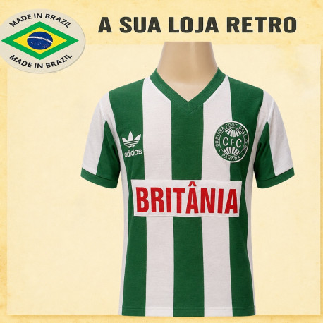 Camisa retrô Coritiba Britania 1987