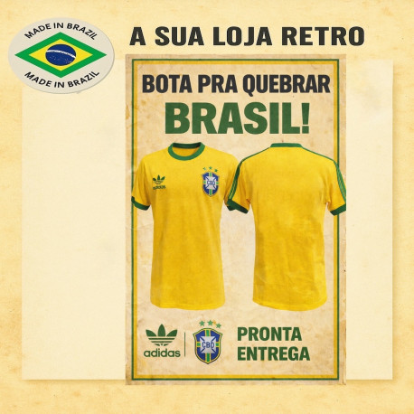 Camisa retrô Seleção brasileira - 1978