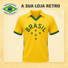 Camisa retrô Seleção brasileira 5 estrelas