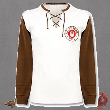 Camisa retrô St Pauli marron tradicional- ALE