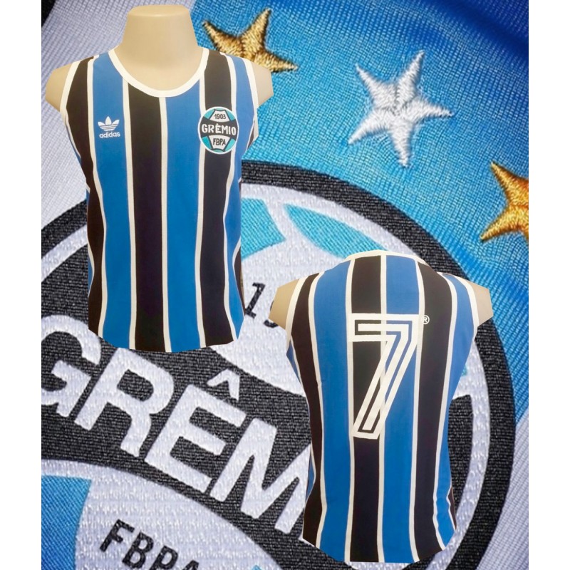 Regata retrô listrada Grêmio